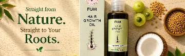 Fum Hair growth oil  banner