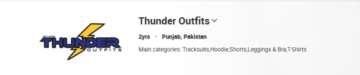 Thunder Outfits banner
