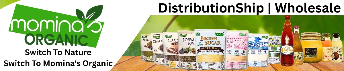 Momina's Organic banner