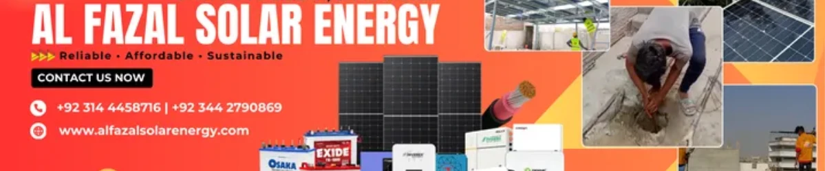 Al Fazal Solar Energy  banner