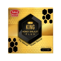  King Honey Shilajit Plus - Energy, Immunity & Vitality Booster - 15 Sachets x 15 Grams