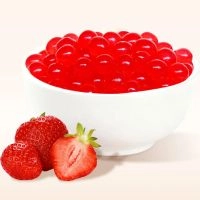  Strawberry Popping Boba for Bubble Tea – 3.2 KG (3200g)