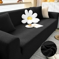  Stripe Jacquard Sofa Covers/Stretchable Sofa Covers/ 7 seater-Available in Multiple Sizes