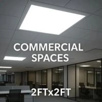  SIC 2*2 panel 48W 3200/6000K concealed Cool daylight/Warm White