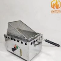  Square manual gas fryer