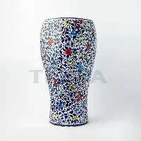  Ceramic Floral Round Vase - Large (M-C)