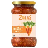   Zouq Carrot Pickle in Olive Oil 1 Kilogram - A Flavorful Fusion Infused with Premium Olive Oil