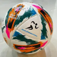  Vortex Trio Size 5 Soccer Ball – Premium Match & Training Football by DFUN International | Durable Synthetic Leather | Made in Pakistan | Multi-Color Design