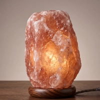  White Himalayan Salt Natural Lamp (2–3 Kg) with Cable & Bulb