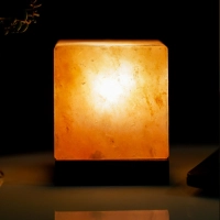  Himalayan Pink Salt Cube Lamp (5x5x5 inch) with Bulb & Cable