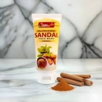  Sandalwood Face Wash by Ghani Herbals Herbal Facial Cleanser Brightening Gentle Skin Care Daily Use-100 ml