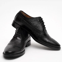  MSN Leathers Oxford Wingtip Formal Dress Shoes for Men Handmade Leather Business Wedding Classic Office Wear Premium