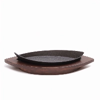  Braize Cookware Cast Iron Fancy Sizzling Dish Hot Plate Premium Sizzler Serving Tray for Steak Restaurant Use Fancy Sizzler Hot Plate