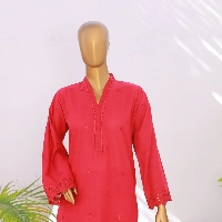  CO-ORDS - Chikan Kaari - Red