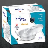  Kitchen Kraft Prime 15 Pcs Metal Finish Gift Pack