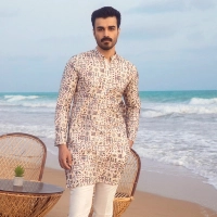 Desert Mosaic Printed Kurta Pajama