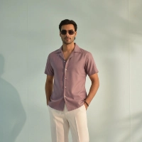  Sunset Riviera Shirt - Light purple