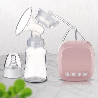  Single Electric Breast Pump with Feeding Bottle 150ml Portable Milk Pump OEM Private Label Baby Feeding Equipment Supplier Pakistan