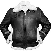  Real Leather Jacket with Fur Inside – Extreme Cold Protection