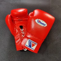  Best Quality Winning Boxing Gloves Lace Up Genuine Leather Professional Training & Sparring MMA Kickboxing Muay Thai
