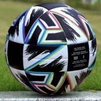  Miraj Official League Football High Elasticity Professional Soccer Ball Men's Women's Seamless Bonded PU Low Size 5 Match Ball