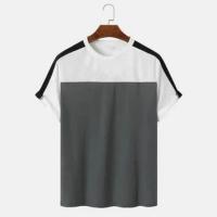  Best Selling Products In Pakistan Made T-shirts Design Men New Fashion Ringer Light Weight Street Wear Men T Shirts For Male Custom 100% Cotton T Shirts Men's Quick Dry Under Base Layer Sports Tops Short Sleeve Athletic T Shirt