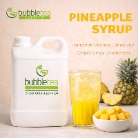  Pineapple Syrup 3000g (3KG) | Sweet Fruit Flavor Syrup for Beverages, Bubble Tea, Mocktails & Desserts