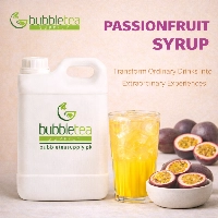  Passionfruit Syrup 3000g (3KG) | Sweet Fruit Flavor Syrup for Beverages, Bubble Tea, Mocktails & Desserts