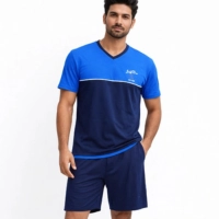  Men’s Cotton T-Shirt & Shorts 2PCS Set