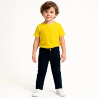  BLACK STRETCHABLE DENIM PANT