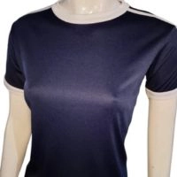  Men’s & Women’s Sports Polyester T-Shirt Crew Neck Short Sleeve Athletic Tee Lightweight Breathable Fabric Slim Sports Fit for Gym, Training, Casual Wear Customization Option Available
