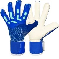  New Wholesale Goalkeeper Glovs Latest Design Breathable Gloves Direct Factory Made On Cheap Price High Quality Latex German Import Latex Anti-bacterial Features Comfrotable Gloves