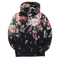 Floral Printed Pullover Hoodie – Premium Casual Wear