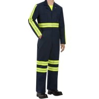  Customized Safety Coverall High Vis Breathable Cotton Polyester Material Made In Pakistan Reflective Breathable Cotton Safety Clothing Custom Design Men's Winter Working Coveralls High Quality Full Customized Safety Coverall 