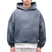  High Quality Solid Basics Cotton Blended Hoodies 