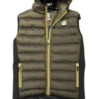  Men’s Premium Lightweight Puffer Vest Jacket – Winter Sleeveless Quilted Bodywarmer with Zipper Pockets (Black, Grey, Beige, Olive)