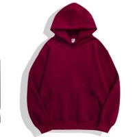  Premium Plain Pullover Hoodie – Heavyweight Cotton Blend Unisex Winter Essential | Minimal Streetwear Collection