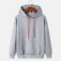  OEM Manufacturer New Design Factory Made Wholesale Lightweight Trendy Embroidered Drawstring Full Sleeves Fleece Oversized