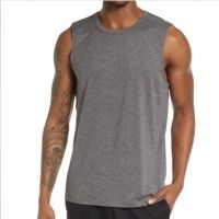  Low MOQ High Quality Men's Tank Top Latest Design for Bodybuilding Fitness Training Customizable Breathable Workout Clothing