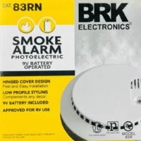  Smoke Alarm Machine BRK Electronics 83RN Photoelectric– 9V Battery Operated