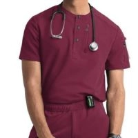  High Quality Unisex Nursing Scrubs Uniforms Stylish Sets Fashionable Medical Scrub Sets Knitted Cotton Blends Customized Color