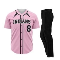  Wholesale Custom Breathable 100% Polyester Baseball Jerseys Sportswear Sets Customized Baseball Shirts Men