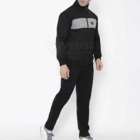  OEM Service Men Tracksuit Long Sleeves and Lightweight Fabric Top Trending Slim Fit with Breathable Feature Sets Style