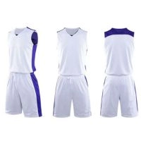  Men Sleeveless Basketball Jersey 100% Polyester Anti Bacterial Sublimation Custom Training Sports Uniform Shirt Supplier Pakistan