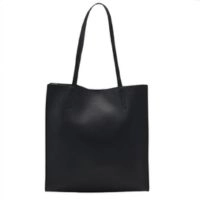  Women Real Leather Tote Bag Large Capacity Shoulder Handbag Elegant Black Office Work Daily Use Durable Leather Tote Purse