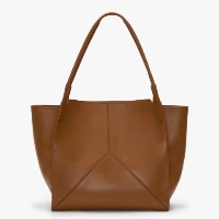  Women Real Leather Tote Bag Large Capacity Shoulder Handbag Elegant Brown Office Work Daily Use
