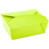  Eco Green Kraft Paper Customizable Burger Boxes UV Coating Matt Lamination Embossing Handmade Tab Lock Closure Food Packaging