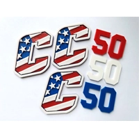  Baseball & American Football Helmet Bumpers Rubber Logo Patches Custom Sports Helmet Accessories Branding Supplier Pakistan