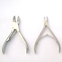  Professional Stainless Steel Manicure Set Nail Art Cuticle Nippers Hair Salon Barber Shop Tools Laser Logo Finger Foot Clipper