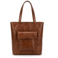  Women’s Premium Genuine Leather Tote Bag – Handmade Large Capacity Shoulder & Laptop Work Bag